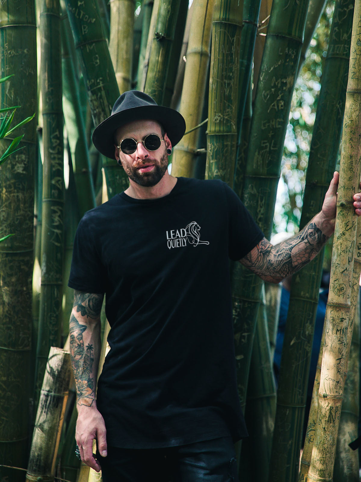 Black Lead Quietly Tee