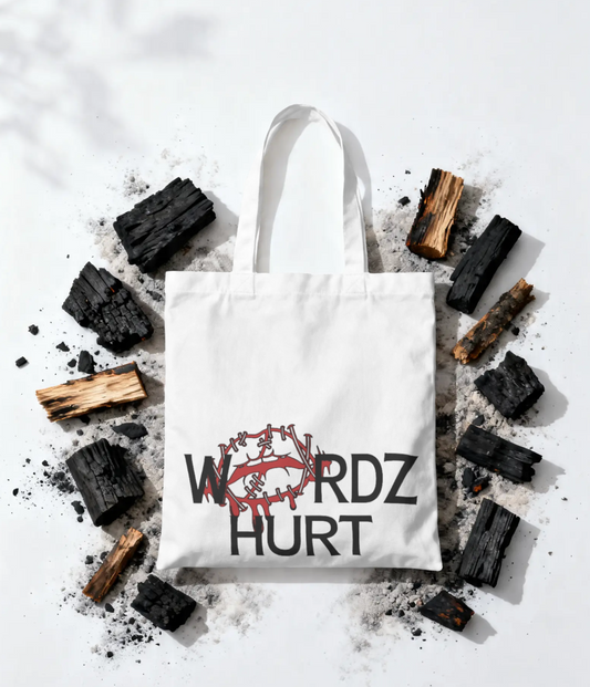 Wordz Hurt Tote Bag