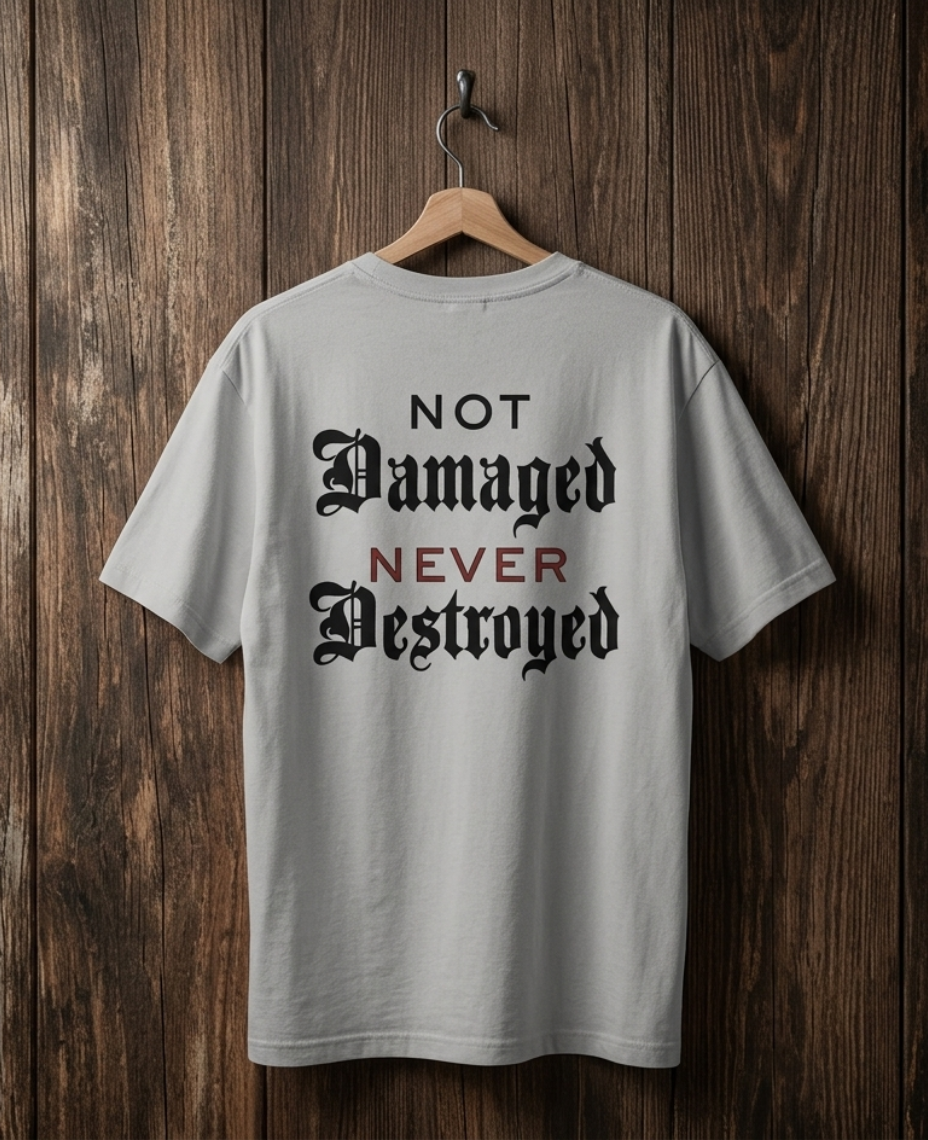 Not Damaged, Never Destroyed Tee