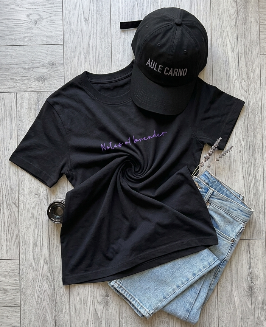Notes of Lavender Minimalist Tee
