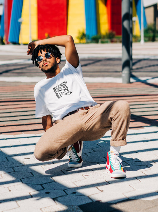 White Walk Alone Tee