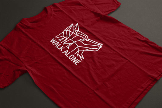 Red Walk Alone Tee